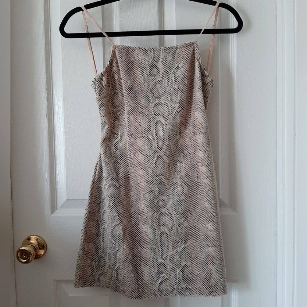 Urban Outfitters Snakeskin Mini Dress Size XS